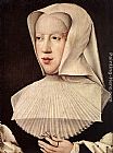 Van Canvas Paintings - Portrait of Margareta van Oostenrijk